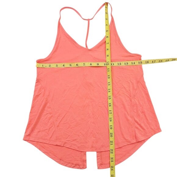 Lululemon Tank Top Womens 4 Raspberry Modal Silk Yoga Back Slit Gym Athleisure - Picture 11 of 11